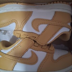 Nike Kids Sneakers - White and Tan
